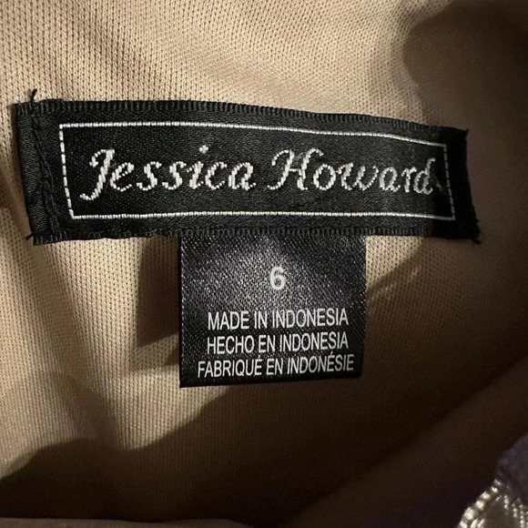 Jessica Howard black lace dress size 6 - Picture 8 of 9